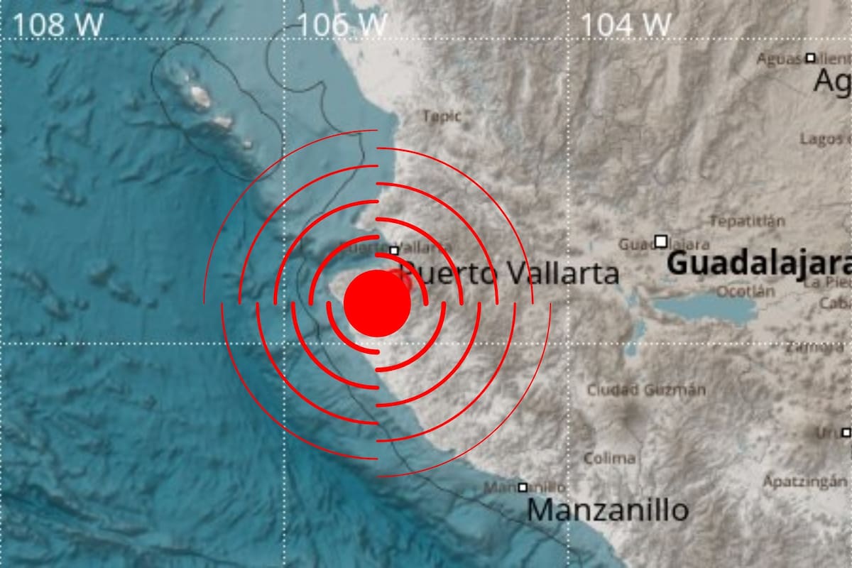 Un sismo de magnitud preliminar 4.4 sacude la costa de Jalisco cerca de Cabo Corrientes y Protección Civil activa el monitoreo preventivo