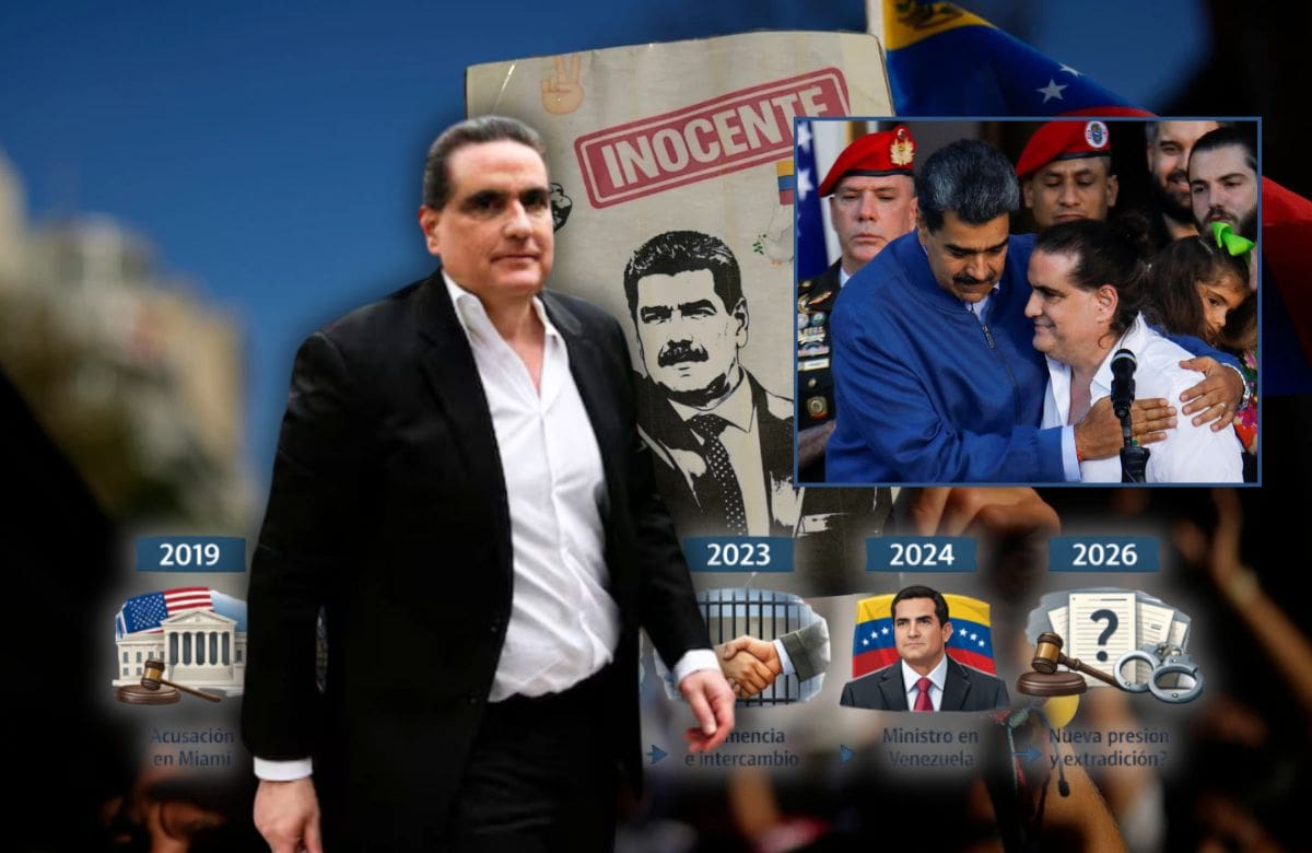 La extradición de Saab pone el foco directamente sobre Nicolás Maduro y su esposa Cilia Flores, actualmente investigados por la justicia estadounidense en Nueva York. Los analistas destacan que la cooperación de Saab podría ser clave para esclarecer redes financieras del chavismo y avanzar en causas judiciales abiertas contra exfuncionarios de alto rango. Foto: Especial GH/Generada con IA/AP/Reuters
