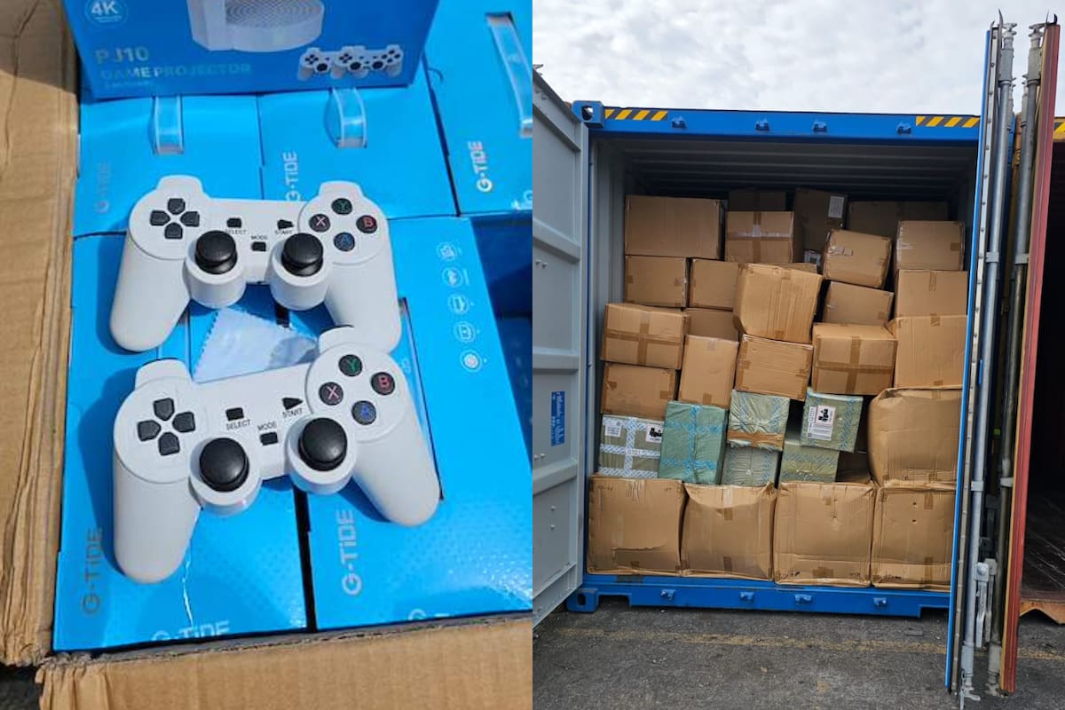 IMPI asegura más de 22 mil controles de videojuegos pirata procedentes de China en el puerto de Manzanillo