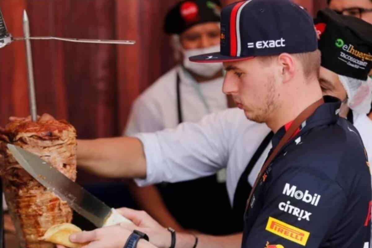 Piloto de GP México se hace taquero en CDMX