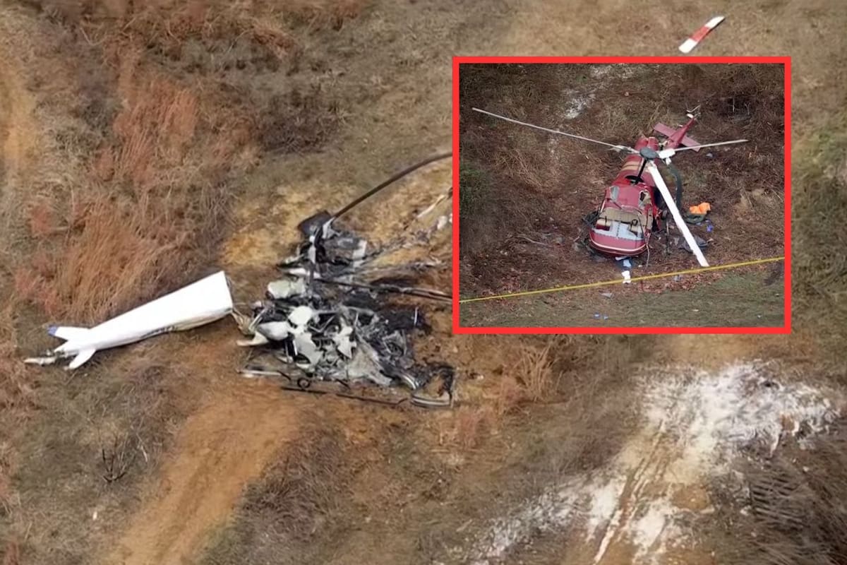 Un piloto sin vida y uno herido es el saldo de una colisión aérea entre dos helicópteros cerca del Aeropuerto Municipal de Hammonton, en Nueva Jersey