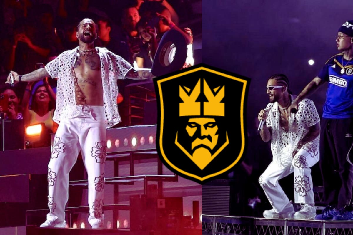 VIDEO: Maluma sorprende con Grupo Frontera en el estadio BBVA en el show de la Kings League World Cup