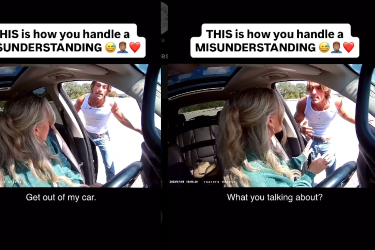 “Los internautas los terminaron emparejando”: hombre corre tras una joven pensando que le robaba el auto, pero todo fue un divertido malentendido