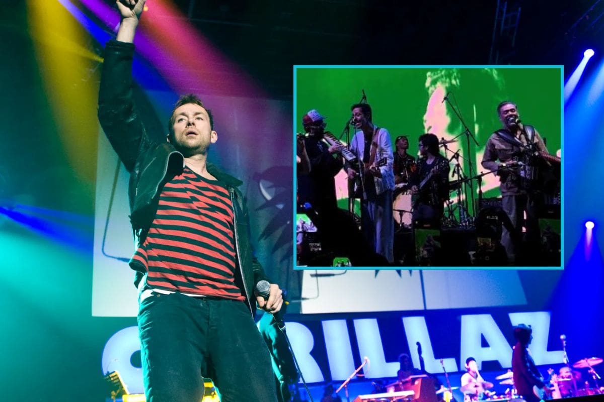 ¿México o IA? Damon Albarn de Gorillaz, Ricky Muñoz y  Meme del Real interpretan juntos “¿Y todo para qué?" en CDMX