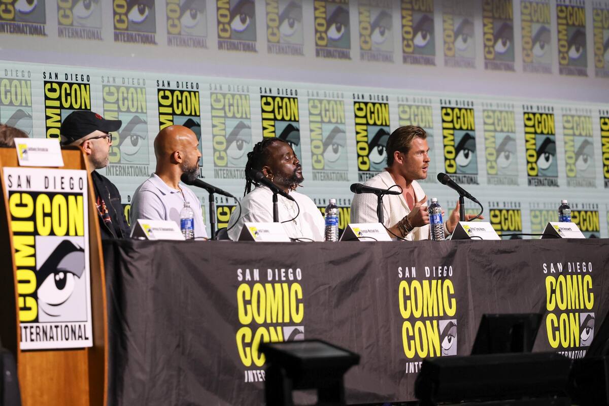 Panel de “Transformers One” realizado en el Hall H del Cómic Con de San Diego.
