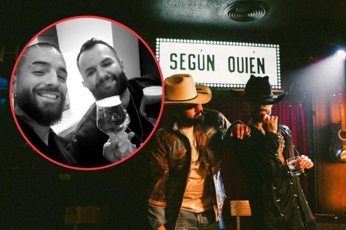 Carín León y Maluma comparten fotografía juntos ¿Planean otra colaboración?