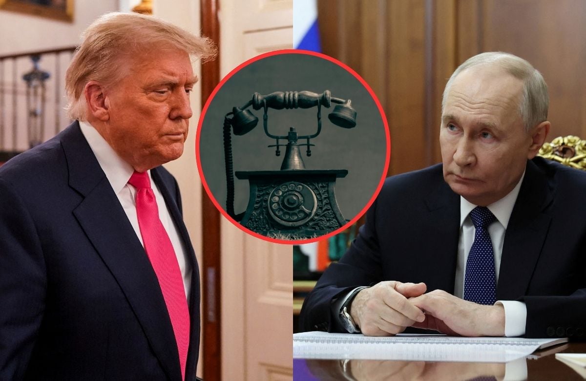 El presidente de Estados Unidos, Donald Trump, sostuvo una conversación telefónica con su homólogo ruso, Vladimir Putin. | Crédito: REUTERS y canva