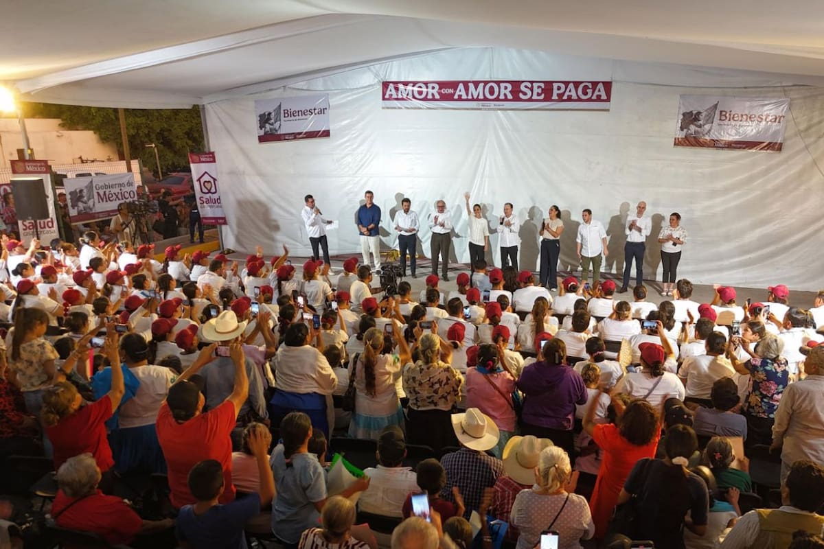 Arranca el programa Salud Casa por Casa en Cajeme en presencia de Claudia Sheinbaum