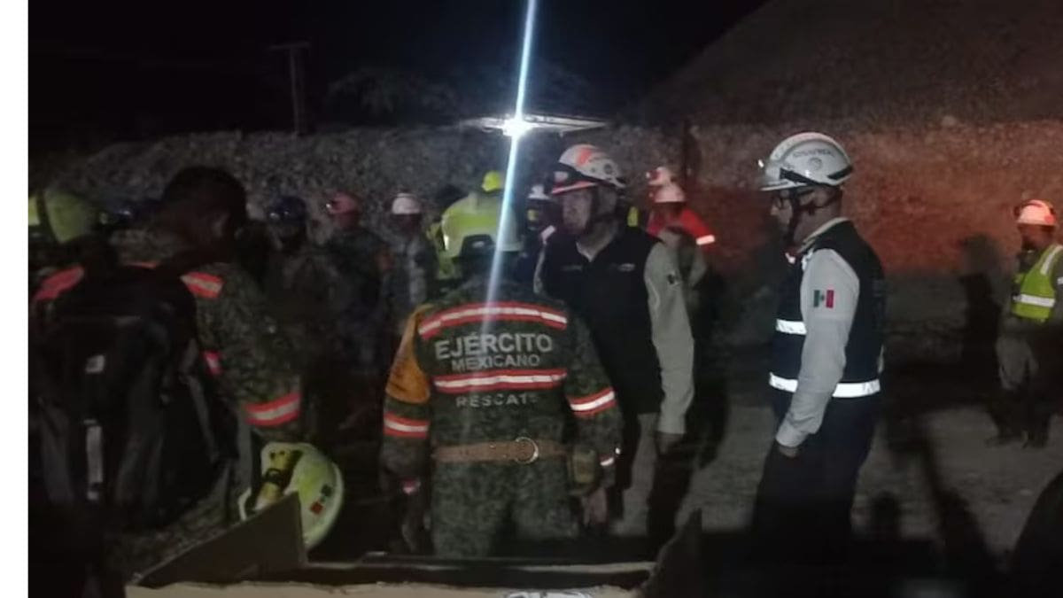 Rescatan con vida a primer trabajador atrapado en Mina Santa Fe de Sinaloa tras más de 100 horas