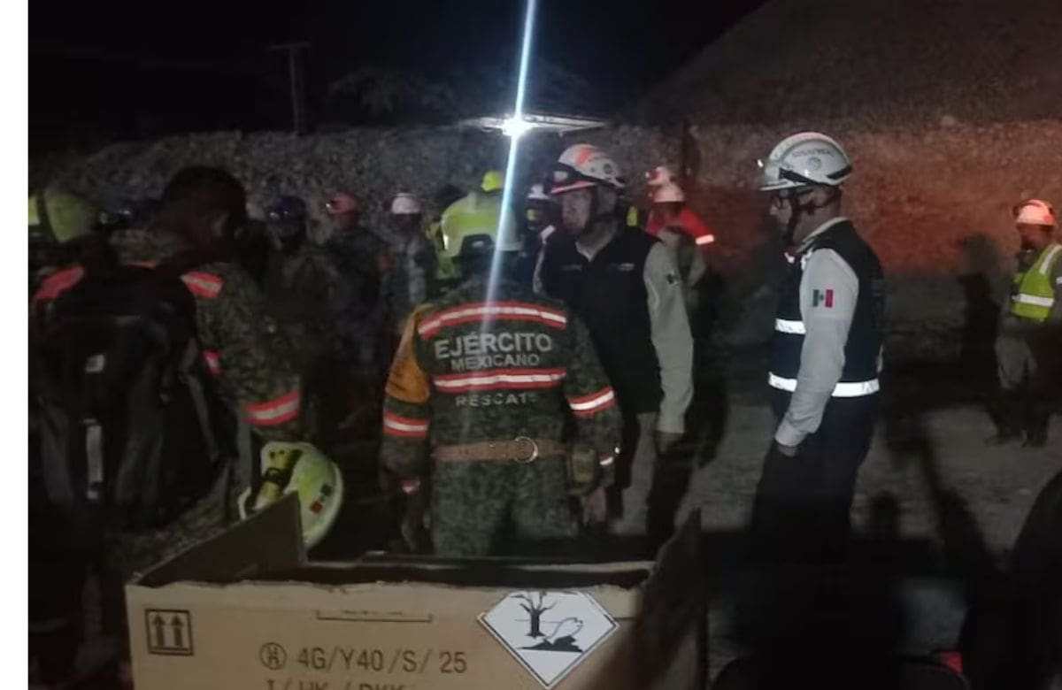 Rescatan con vida a primer trabajador atrapado en Mina Santa Fe de Sinaloa tras más de 100 horas