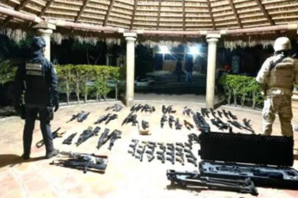 Mañanera de AMLO: Arsenal decomisado en Sonora proviene de Estados Unidos; “nunca se había hecho un decomiso así”, dice