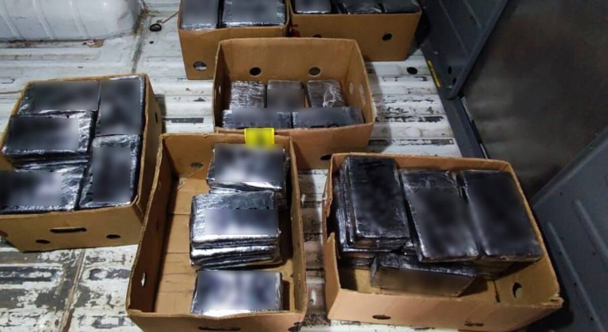 Decomiso de droga en Rosarito.