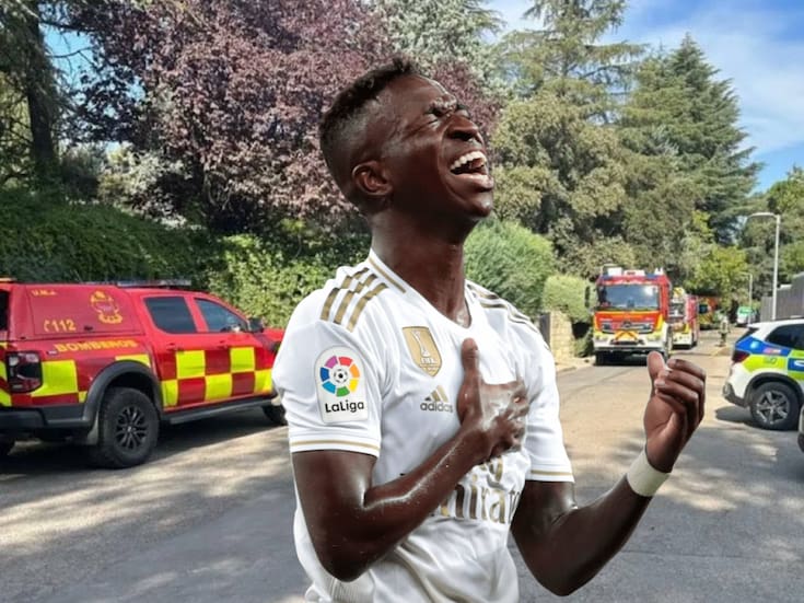Incendio en la casa de Vinicius Jr.: susto en la lujosa vivienda del delantero del Real Madrid
