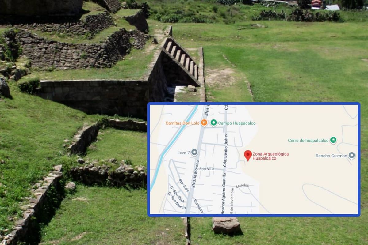 La zona arqueológica de Huapalcalco es como un acceso simbólico al inframundo, revelan arqueólogos del INAH en una reciente investigación