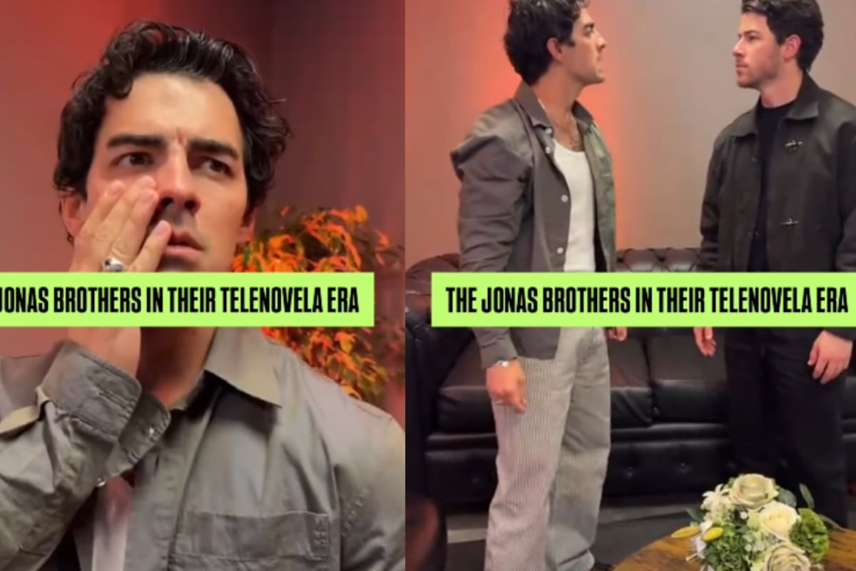 “A lo que yo vine fue a esto” Jonas Brothers recrean escena de telenovela completamente en español y causan revuelo en redes
