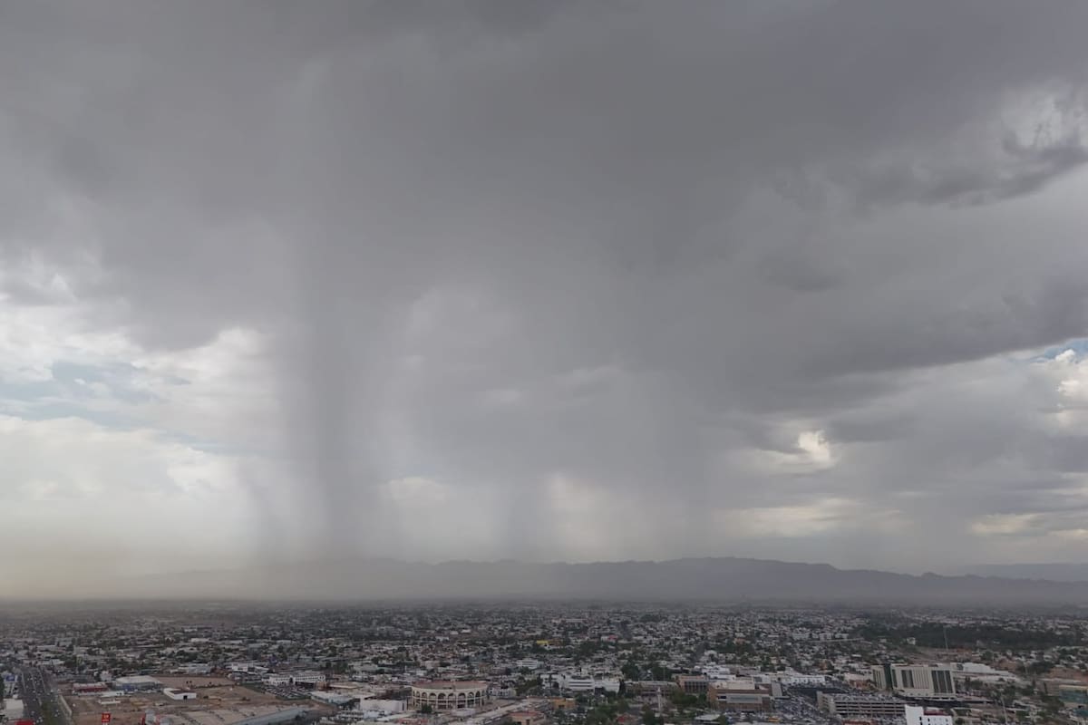 Ligeras lluvias se registran en zona sur y centro de Mexicali