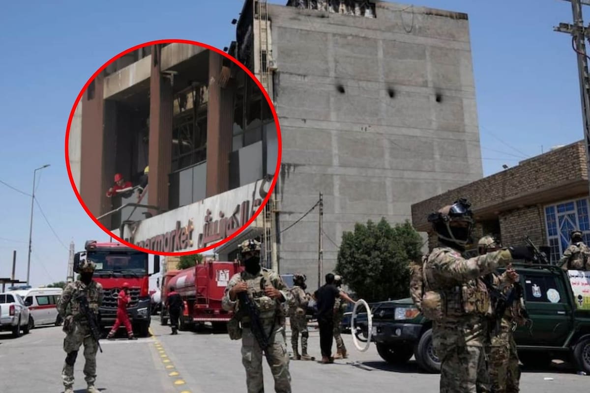 Devastador incendio en supermercado de Irak deja al menos 61 muertos