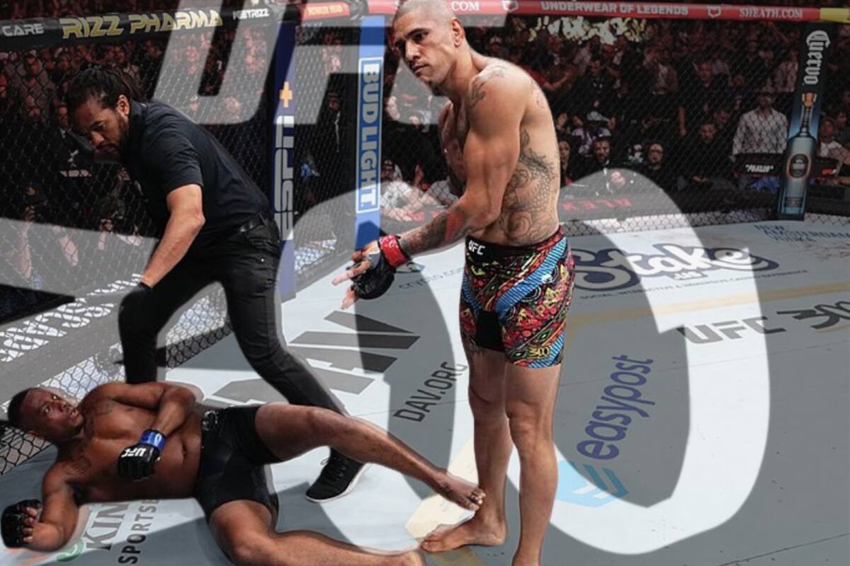 UFC 300: Alex Pereira retiene el título de peso semipesado con un impresionante nocaut técnico sobre Jamahal Hill