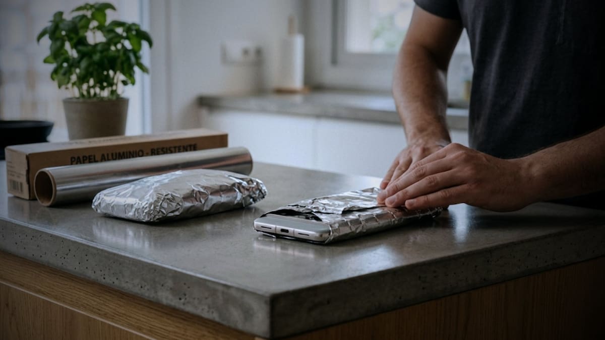 Envolver el celular en papel aluminio ayuda a bloquear señales de rastreo mediante la física de la jaula de Faraday, aunque expertos adviertieron riesgos de sobrecalentamiento y un desgaste acelerado en la vida útil de la batería si no se hace correctamete: ¿Cómo hacerlo?