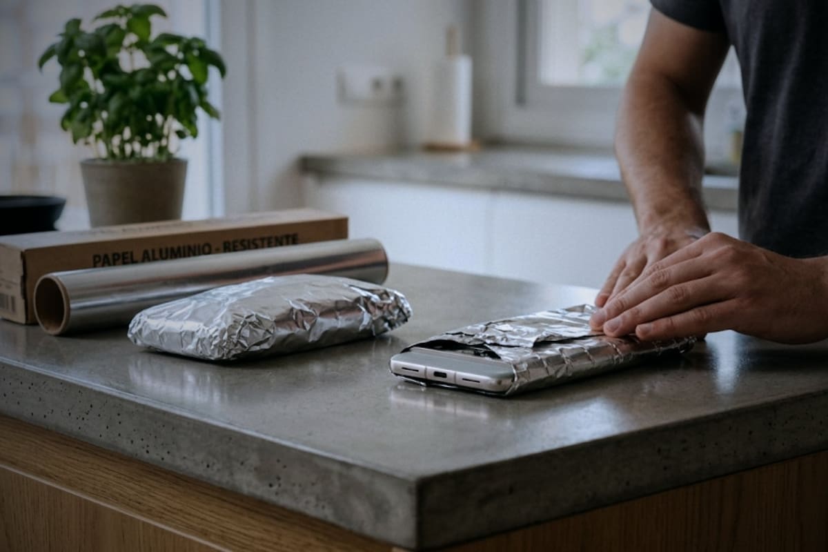 Envolver el celular en papel aluminio ayuda a bloquear señales de rastreo mediante la física de la jaula de Faraday, aunque expertos adviertieron riesgos de sobrecalentamiento y un desgaste acelerado en la vida útil de la batería si no se hace correctamete: ¿Cómo hacerlo?