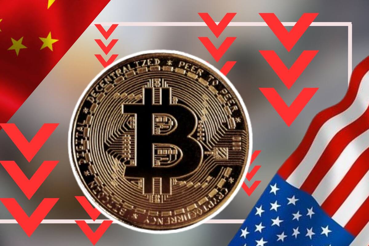 Así depreció al Bitcoin a menos de 100 mil dólares por unidad aranceles de Trump