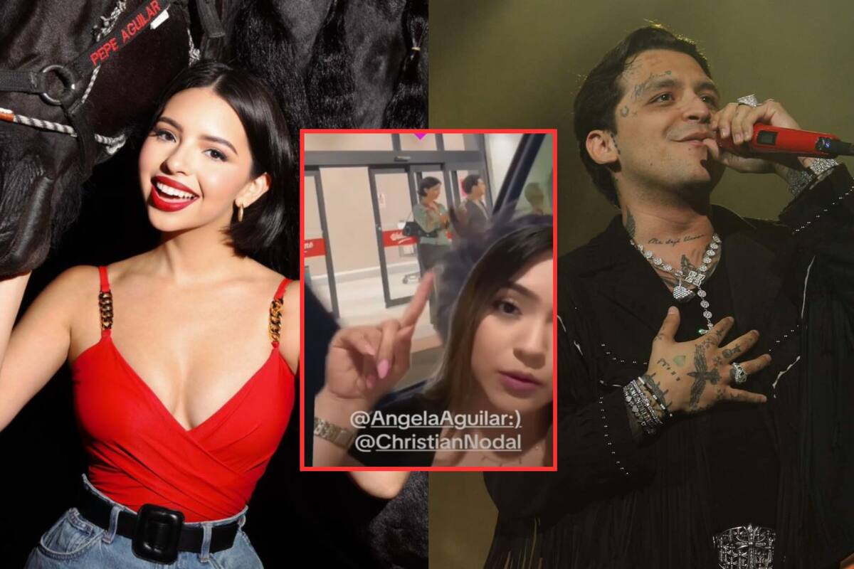 Fan pide disculpas por publicar foto de Nodal y Ángela Aguilar juntos