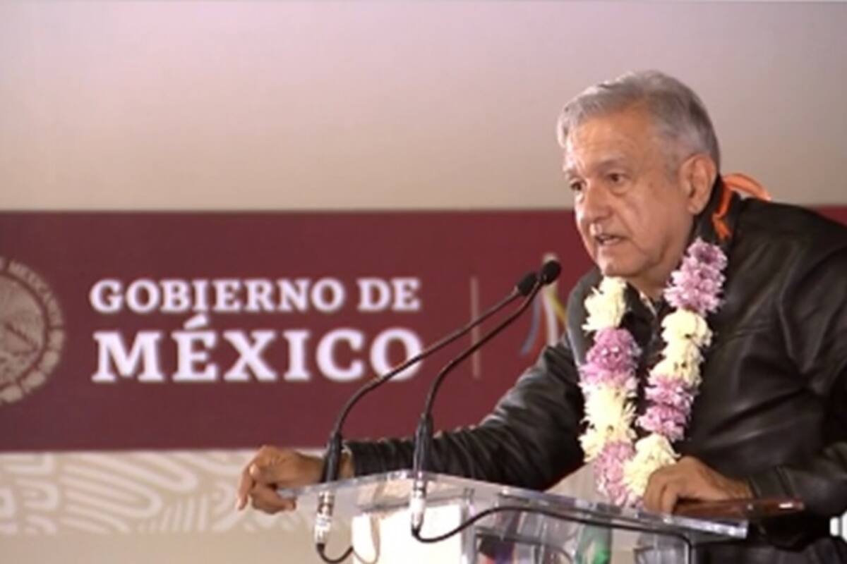 Conferencia de AMLO desde Palacio Nacional
