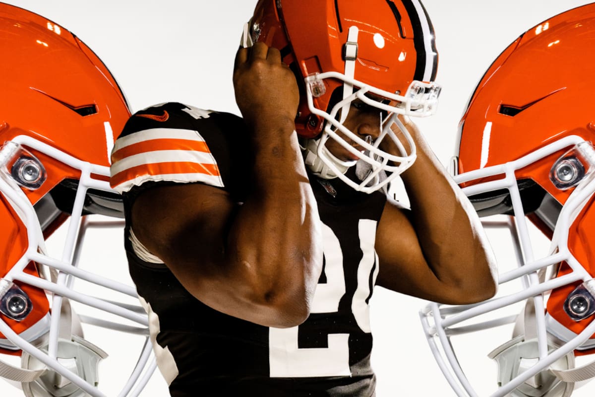 NFL: Browns de Cleveland estrenan mascarillas blancas en sus cascos rumbo la temporada 2024