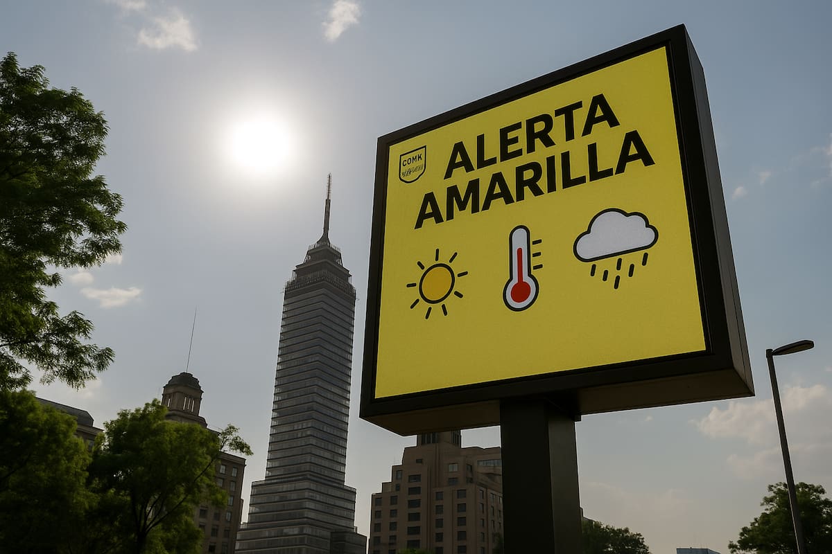 CDMX activa Alerta Amarilla por altas temperaturas en 11 alcaldías