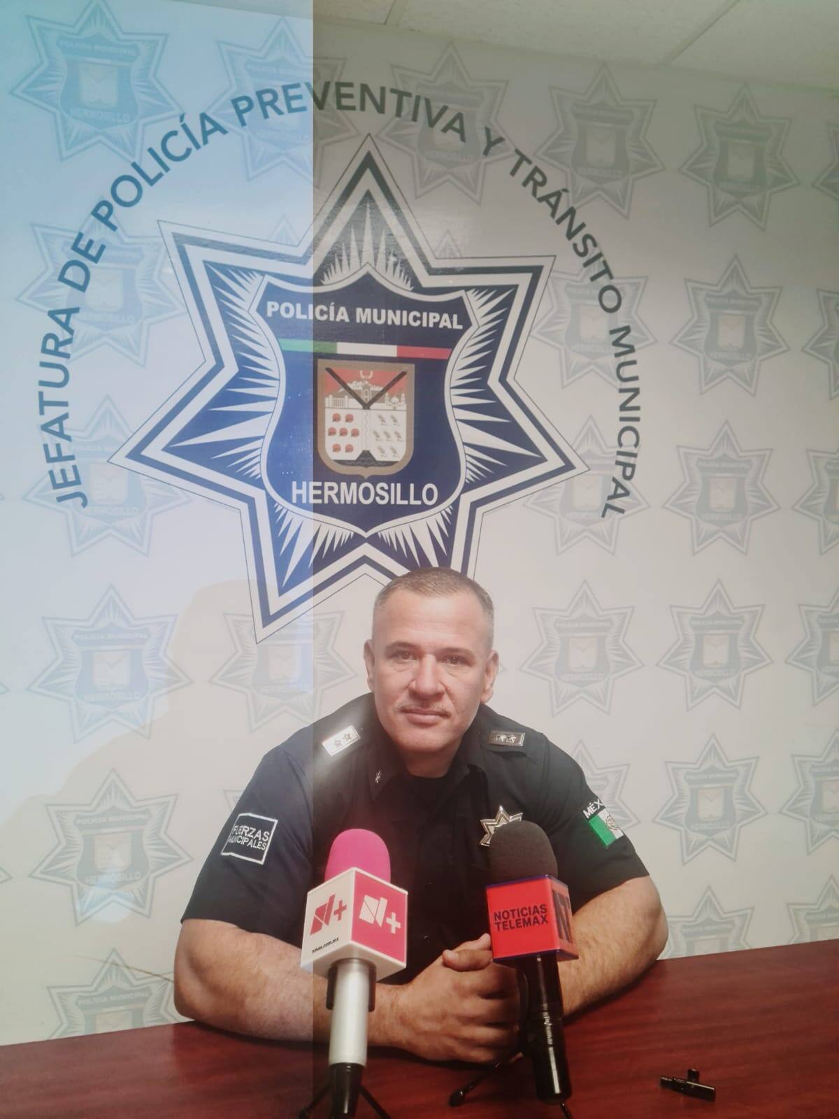 Jesús Alonso Durón Montaño, comisario jefe de la Jefatura de Policía Preventiva y Tránsito Municipal, informa sobre las pruebas de Antidopaje en la corporación.