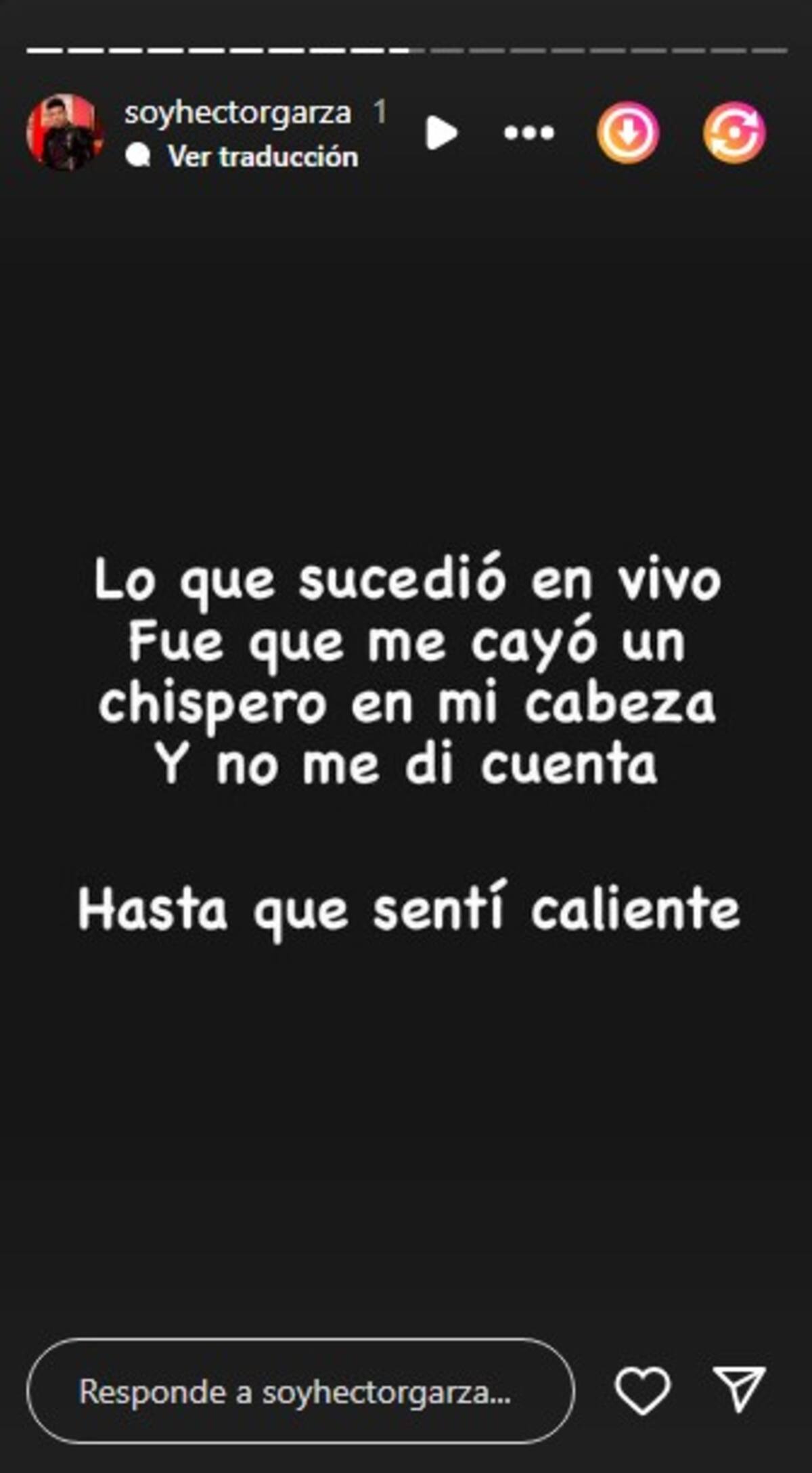 Héctor Garza cuenta qué pasó