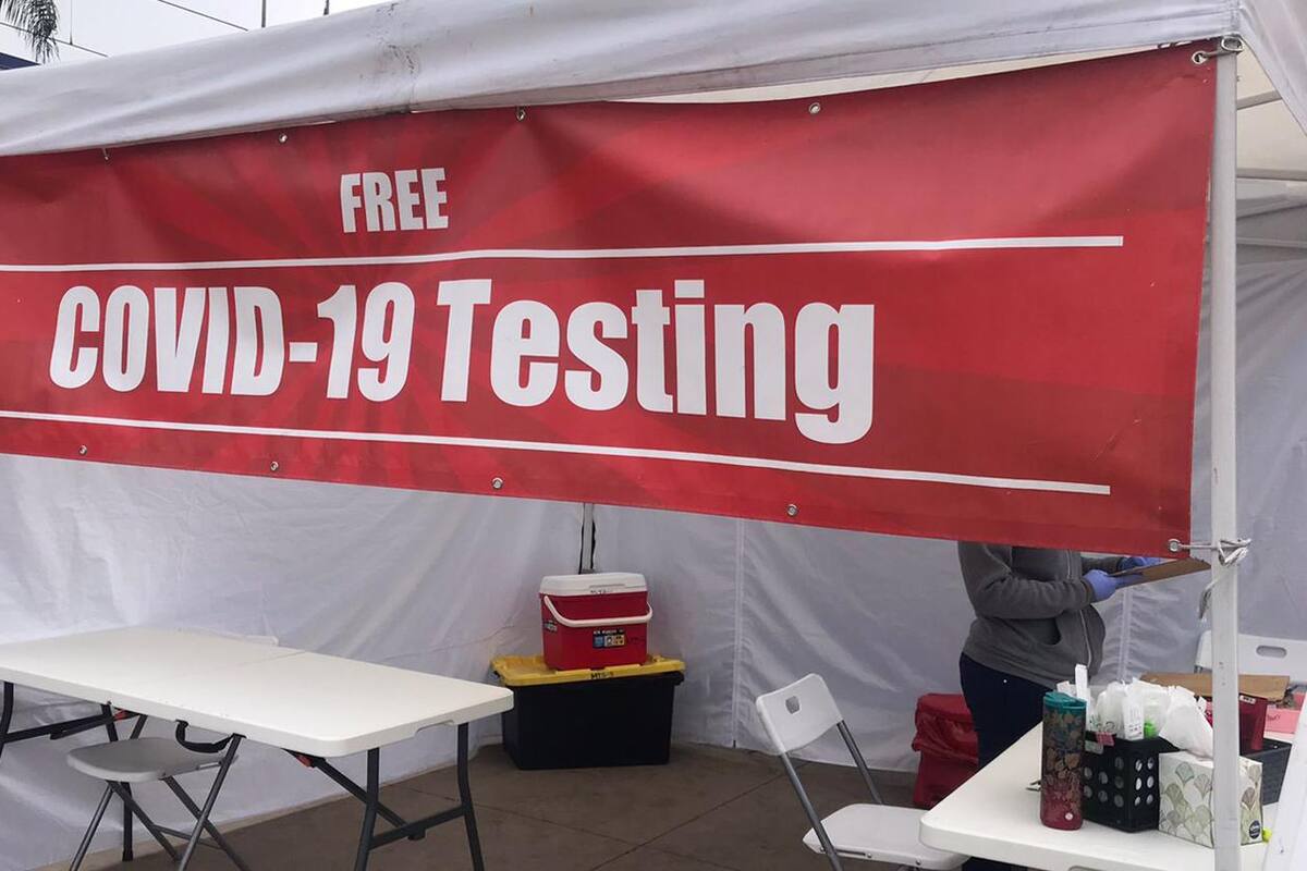 Siguen aplicando pruebas gratuitas PCR para Covid-19 en San Ysidro