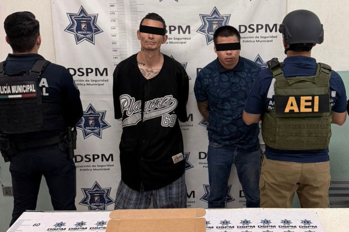 Sorprenden asalto en pleno patrullaje y capturan a dos hombres armados en Las Hadas