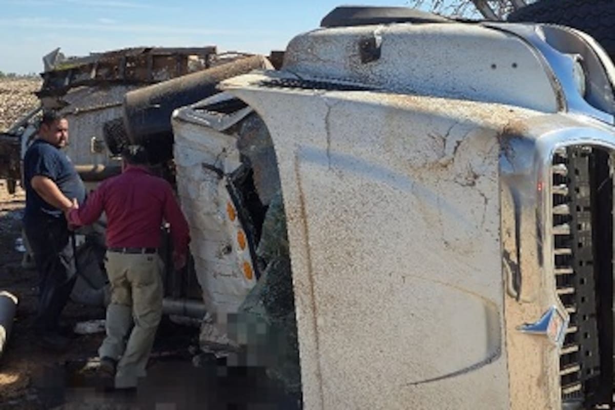 Volcadura de vehículo de Cespm deja a una persona sin vida en el valle
