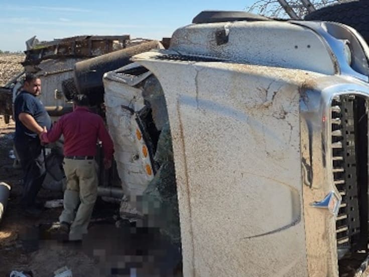 Volcadura de vehículo de Cespm deja a una persona sin vida en el valle