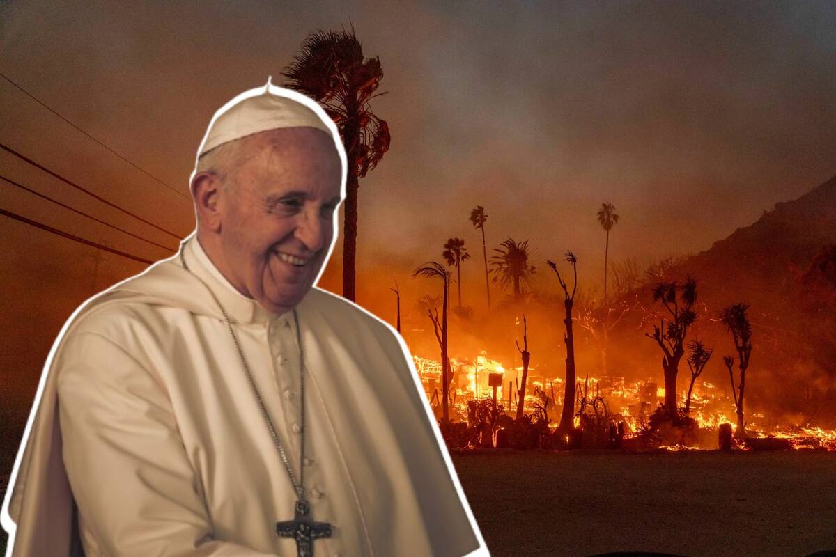 Papa Francisco expresa preocupación por los habitantes de Los Ángeles afectados por incendios