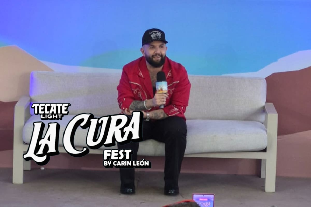 Carín León: “La música es la materia prima de Sonora”; el cantante busca que La Cura Fest se convierta en tradición