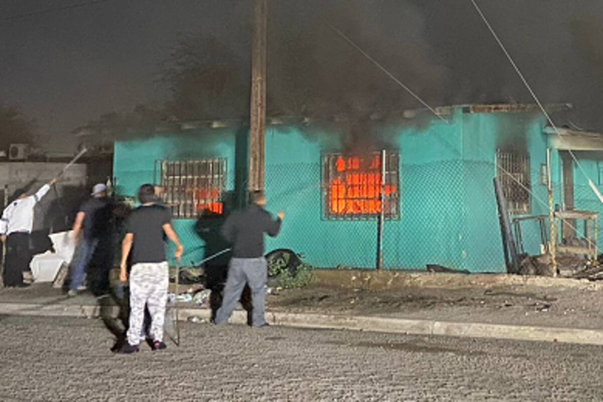 Incendio deja daños en una casa de la colonia Conjunto Urbano Esperanza