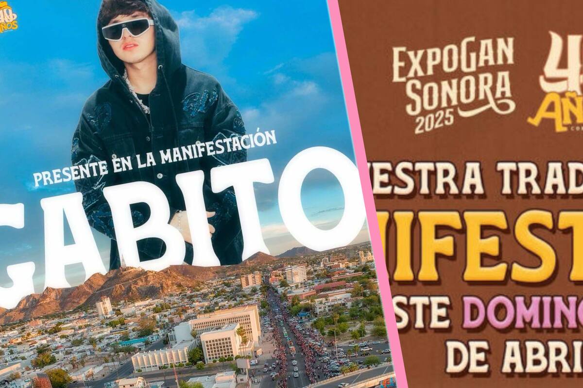 Gabito Ballesteros estará en la manifestación de la ExpoGan Sonora 2025