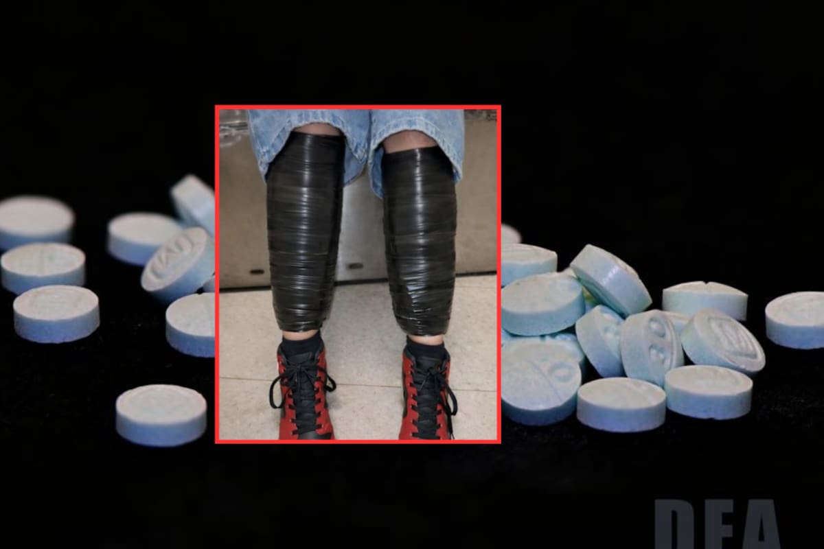 Detienen a hombre con más de 23 mil pastillas de fentanilo en garita de Nogales