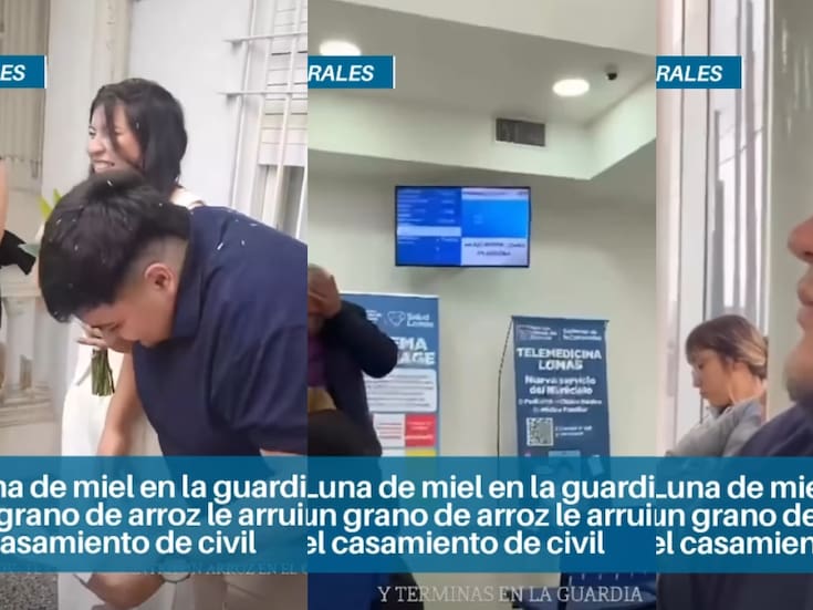 Hombre termina en el hospital tras recién casarse, todo por un grano de arroz