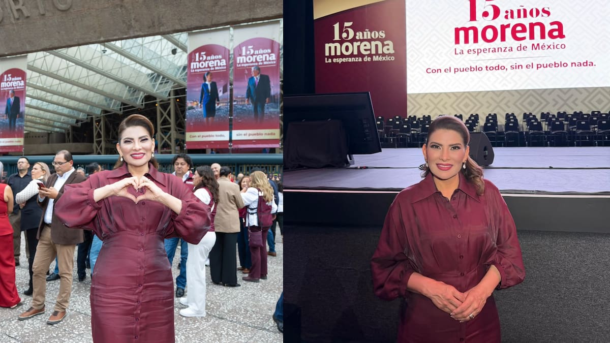 Lorenia Valles destacó la trayectoria de Morena y los principios que han guiado al movimiento durante 15 años.