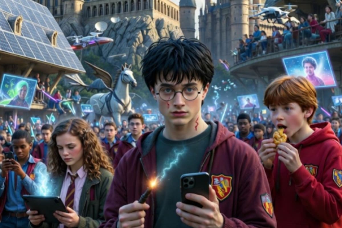 Así sería la historia de Harry Potter si sucediera en la actualidad, según la IA