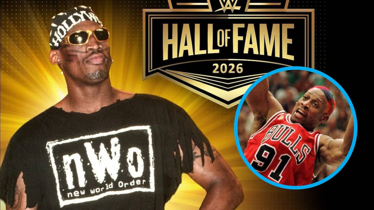 Dennis Rodman hará historia en 2026: será el primer atleta en estar en el Salón de la Fama de la NBA y también en el de WWE