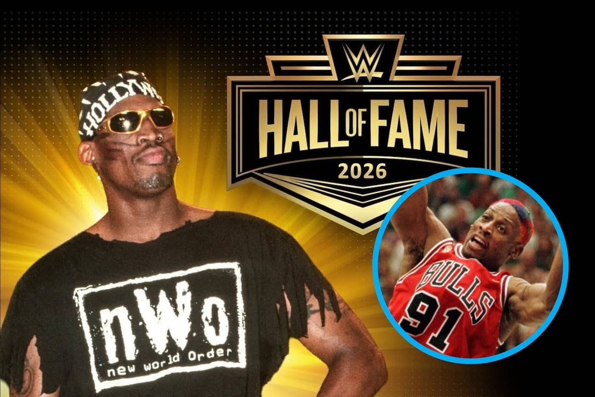 Dennis Rodman hará historia en 2026: será el primer atleta en estar en el Salón de la Fama de la NBA y también en el de WWE