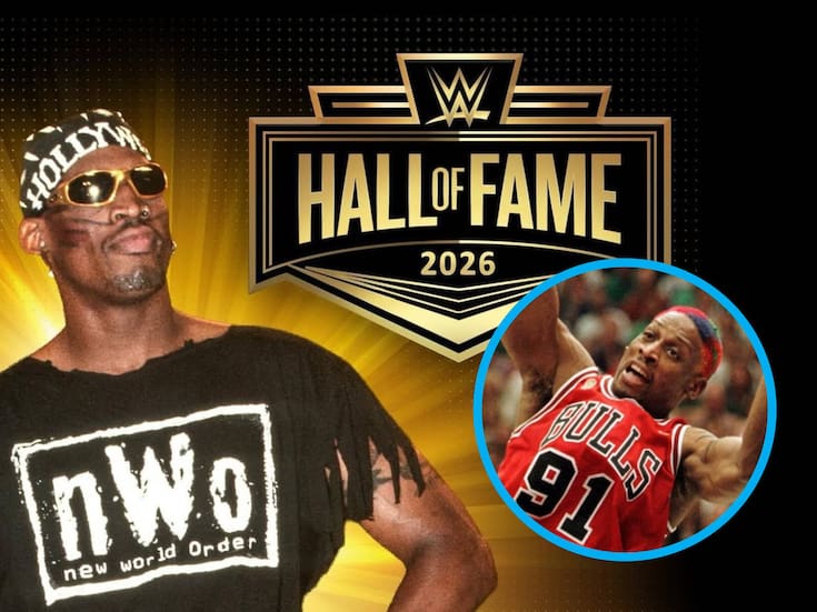 Dennis Rodman hará historia en 2026: será el primer atleta en estar en el Salón de la Fama de la NBA y también en el de WWE