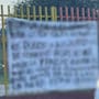 Dejan manta con amenazas contra mandos policiales en un kínder de Mexicali