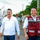 Recorre Javier Lamarque la colonia Piedra Bola de Hermosillo