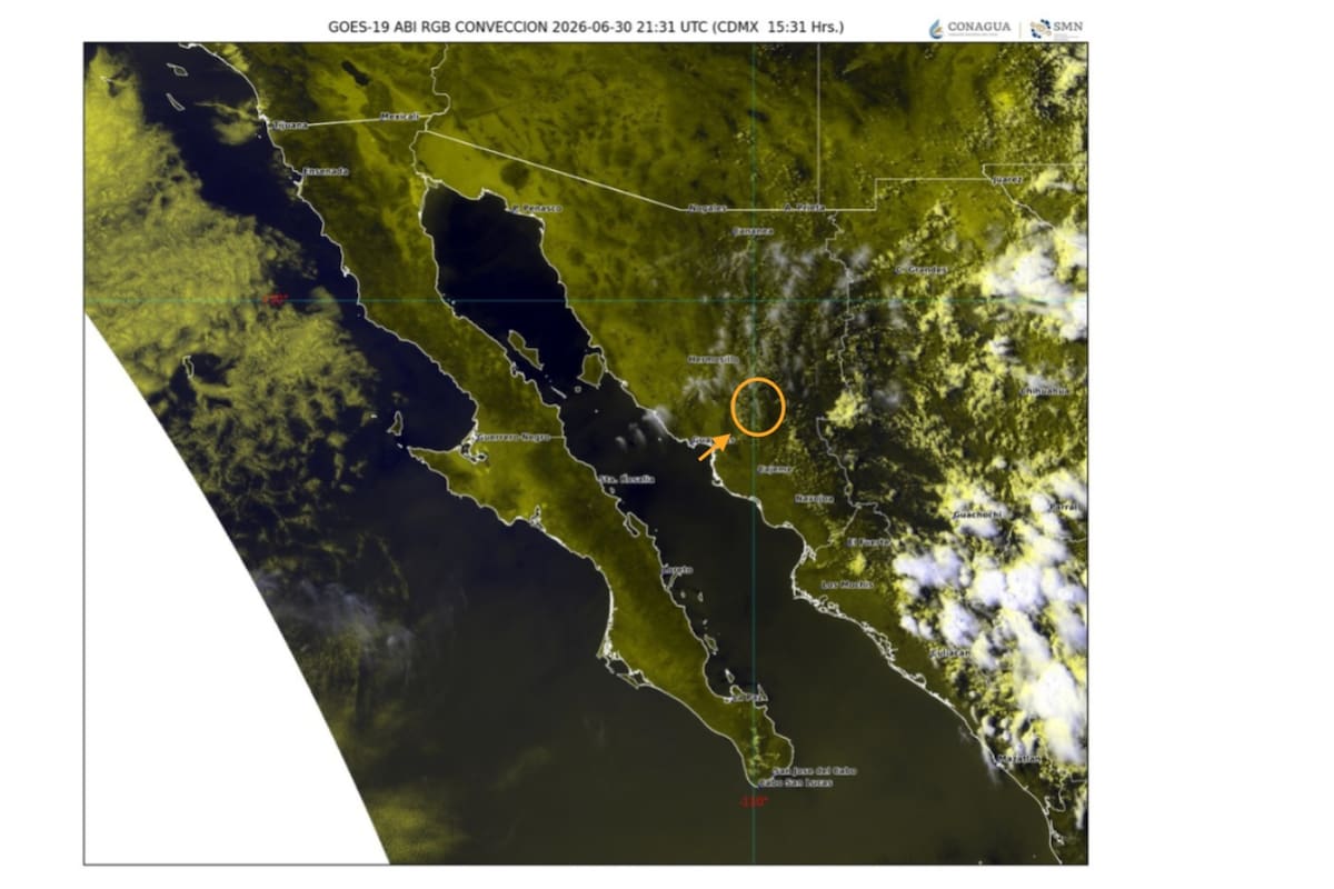 Brisa marina llegaría a Sonora y podría provocar chubascos, viento y granizo en La Colorada, Suaqui Grande y norte de Guaymas
