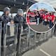 Maestros cierran garita de San Luis Río Colorado en protesta; Guardia Nacional resguarda el acceso fronterizo